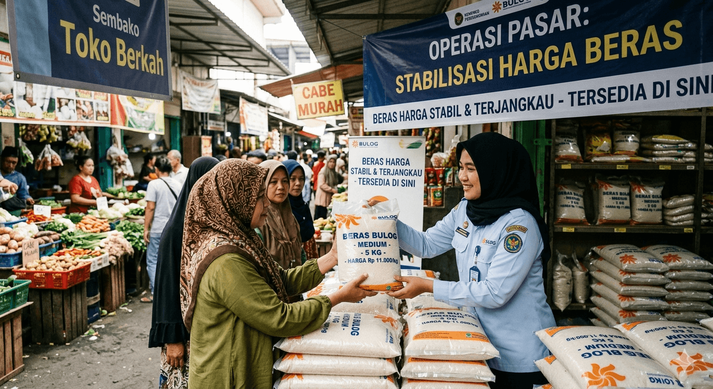 Harga Beras Naik di Sejumlah Daerah, Pemerintah Siapkan Langkah Stabilisasi