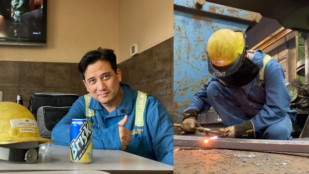 Dulu di Sinetron, Sekarang di Bengkel: Artis Indonesia Jadi Tukang Las di Kanada!