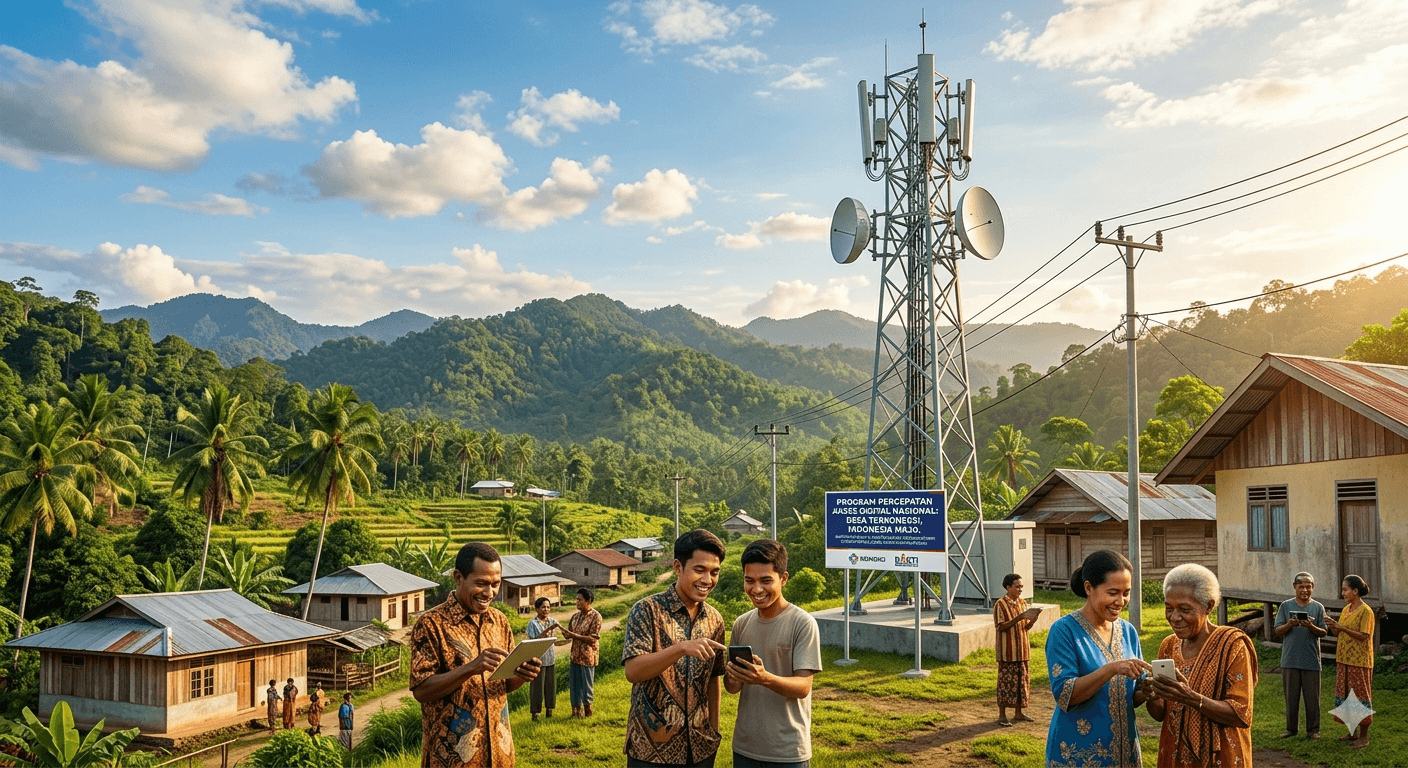 Ribuan Desa di Indonesia Masih Tanpa Internet, Pemerintah Dorong Percepatan Akses Digital