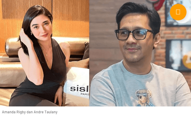 Kedekatan Andre Taulany dan Amanda Rigby Usai Gugat Cerai Istri